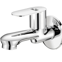 Robinet mural en zinc de qualité supérieure, résistant à la corrosion, pour usage intensif, adapté à l'intérieur et à l'extérieur, pour une utilisation longue durée.