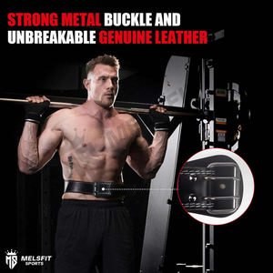 Ceinture de musculation personnalisée en cuir de qualité supérieure, robuste, protection professionnelle, antidérapante, réglable, fabricant en gros - Product Image 2