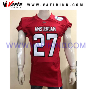 Maillots de football américain personnalisés imprimés par sublimation, respirants, vêtements de sport de haute qualité pour hommes - Product Image 3