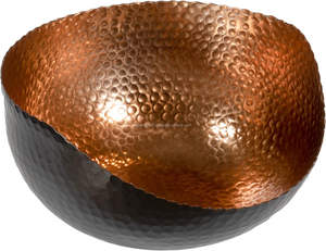 Luxe fait à la main en acier métal bol pouf Table basse ensemble 2 nouveauté fleur poufs pour salon bougie mélange caractéristique - Product Image 5