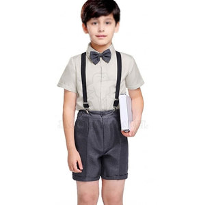 Ensemble d'uniformes scolaires haut de gamme pour enfants avec broderie de badge personnalisée et sélection de couleurs de tissu - Product Image 4