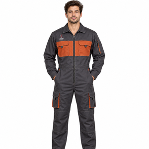 Overol de Seguridad Personalizado, Ropa de Trabajo Industrial con Tiras Reflectantes, Tela Resistente, Ajuste Cómodo, Bolsillos Utilitarios, Ropa de Construcción - Product Image 1