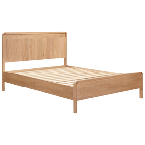 RIVEO RANGLE Collection Direct Supply Durable Solid Wood Bedroom Furniture OEM ODM Customized Low Price Wooden <b>Bed</b> - Product Image 1