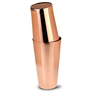 Shaker à cocktails en acier inoxydable de qualité supérieure, ensemble de mélange de bar classique en trois pièces pour la mixologie professionnelle - Product Image 2