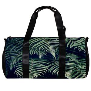 Tropical Plants Pattern Unisex Travel Bag Print on Demand Drop Ship Stylish Sport Bag Versatile Waterproof <b>Luggage</b> Bag for Man - Product Image 2
