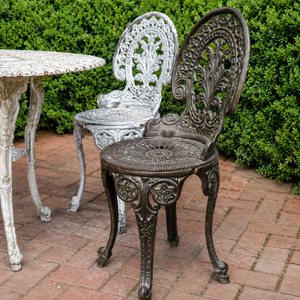 <b>Outdoor</b> Cast Aluminum Patio Dining Set <b>Black</b> Metal Garden <b>Table</b> Chairs Luxury Terrace Furniture for Home Backyard Patio Deck - Product Image 2