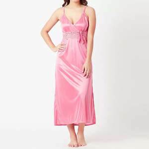 Camisón Térmico Sexy para Mujer, Talla Grande, Color Sólido, Cierre con Cordón, Tela de Velour 100% Seda, Transpirable, de Secado Rápido, con Cuello Camisero - Product Image 5