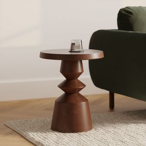 Table d'appoint en bois au design fonctionnel, idéale pour une utilisation quotidienne dans le salon et la chambre. - Product Image 4