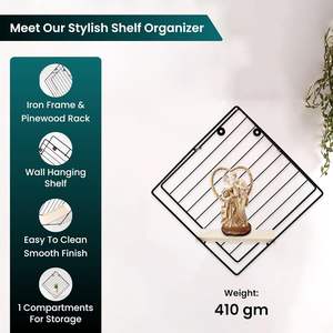 Estante Esquinero de Aluminio Autoadhesivo para Baño, Montado en la Pared sin Taladro, Organizador para Accesorios y Artículos de Aseo - Product Image 3