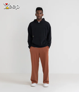 XEEP Sweat à capuche décontracté personnalisé pour homme avec imprimé frontal, coupe régulière, veste d'entraînement d'hiver respirante à séchage rapide avec poches, OEM - Product Image 2