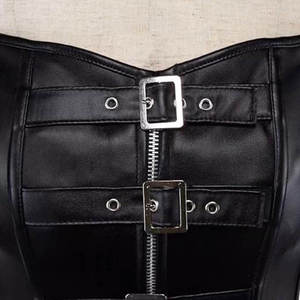 Corset en cuir pour femme, design optimal, respirant, écologique, prix abordable, corsets en cuir pour modeler le corps - Product Image 3