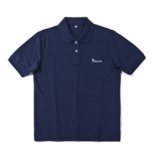 เสื้อโปโลแขนสั้นสีดำสำหรับผู้ชาย ยี่ห้อ Relevo Industries ปักโลโก้ ผ้าฝ้าย สไตล์ลำลอง - Product Image 2