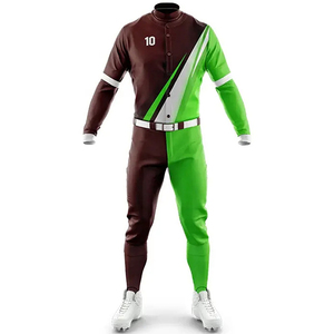 Ensemble d'uniformes de baseball imprimés sur mesure, respirants, de haute qualité, unisexes, pour adultes, vêtements de sport de softball, design premium noir - Product Image 5