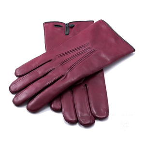 Guantes de lana cálidos de invierno para hombre, guantes de trabajo de piel de oveja impermeables para invierno - Product Image 5