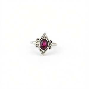Designer <b>Garnet</b> <b>Ring</b> (3.1 Grams) Fashionable Accessory - Product Image 2