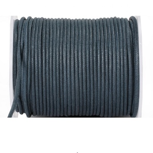 Cordones trenzados de algodón 100% recubiertos encerados para zapatos impermeables Bolsas Prendas Textiles para el hogar Sudaderas con capucha-Patrones de rollo tejido natural - Product Image 4