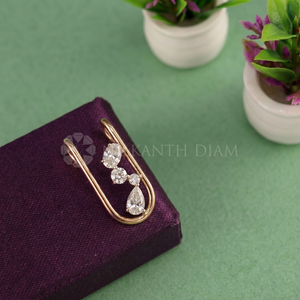 Nuevo Diseño de Colgante de Diamante Redondo y Ovalado Creado en Laboratorio en Oro Sólido de 10K, 14K y 18K, Joyería Fina para Mujer - Product Image 1