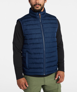 OEM Wholesale Winter Outdoor Wear Canvas Bubble Puffer <b>Vest</b> <b>Men</b> Casual Stand New Fashion Custom Logo Design Breathable Plus Size - Product Image 2