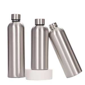 Custom Color Matte Finish Stainless Steel Water Bottle Set Wholesale Single Wall Metal Sports Flask for Promotion <b>Gift</b> Office - Product Image 4