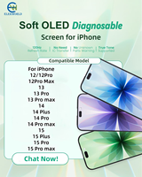 Vente directe d'usine, écrans de téléphones portables pour iPhone 15/15Plus/15Pro/15Promax, écran OLED souple LCD, écran FHD de remplacement