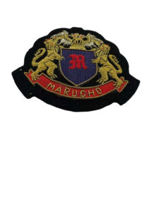 Patch en soie brodé à la main avec logo personnalisé, badges en tissu sergé faits à la main, emballage personnalisé - Product Image 5