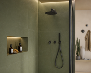 Surface inspirée du tissu vert 600x1200, une surface haut de gamme dotée de textures douces et de tons neutres élégants, conçue pour - Product Image 2