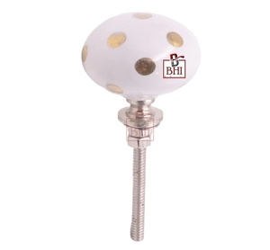 Ceramic Cabinet Knob (35x38mm) Creative Furniture <b>Accessories</b> Cabinet Handle Ceramic Drawer Knob - Product Image 1