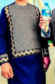 Elegante Vestido Islámico para Hombre, Estilo Pakistaní Pashtun Balochi Tribal Kabul Kuchi Shalwar Kameez, Informal, con Parches, Antiarrugas, de Algodón - Product Image 6