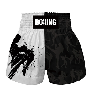 Pantalones cortos de boxeo Muay Thai para hombres, mujeres, niños, adolescentes, para Kickboxing, Lucha, MMA, Trunks, Sanda y Grappling - Product Image 3
