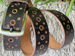 Cinturón de piel auténtica para hombre y mujer, cinturón de alta calidad, duradero y elegante, a la moda, Unisex - Product Image 2