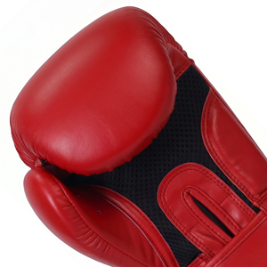 Askar Wear Ind Boxing Gloves 12 Oz Leather <b>Velcro</b> Closure Breathable Adult Training Gear - Product Image 4