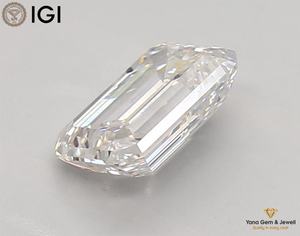 Selección de Alta Joyería, Diamante Cultivado en Laboratorio CVD, Corte Esmeralda, Color E, Claridad VVS1, 0.51 Quilates, con Certificado IGI - Product Image 3