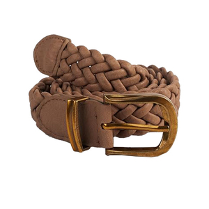 Cinturones Trenzados de Cuero Vacuno Puro de Alta Calidad para Mujer, Diseño Personalizado, Cinturón Trenzado de Cuero de Estilo Clásico para Mujer en Varios Colores - Product Image 1