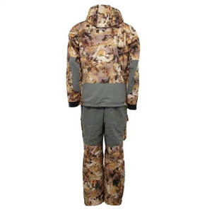 Combinaison de chasse d'hiver 2026 respirante, ignifuge et anti-humidité, camouflage feuillage, chaude, une pièce, en toile pour l'extérieur - Product Image 2