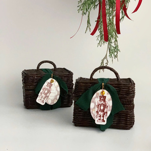 Premium Rattan <b>Ramadan</b> <b>Gift</b> Basket Handmade Natural Woven <b>Gift</b> <b>Box</b> for Eid Mubarak Corporate <b>Gifts</b> Luxury Packaging OEM ODM - Product Image 6