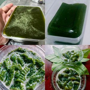 Poudre de feuilles de gelée de herbe verte durable de haute qualité, style herbal, pour ingrédient alimentaire de desserts et de bubble tea - Product Image 4