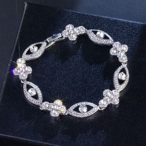 Bracelet unisexe de luxe plaqué or, style hip-hop, avec diamants taille brillant ronde, design tennis, idéal pour un cadeau - Product Image 2