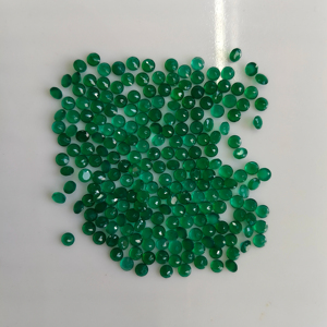 Ónix Verde Natural de 5.5MM, Corte Brillante Redondo, Gema Suelta de la Mejor Calidad para Joyería, Gemas de Red Mountain - Product Image 3
