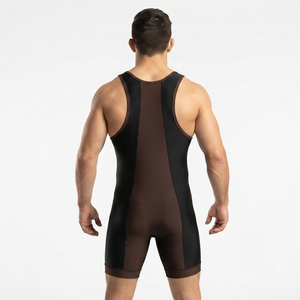 Men's Wrestling Jersey Sleeveless Compression Sublimation Wrestling Jersey Men Custom Fit Men’s Wrestling Singlet Wholesale - Product Image 2