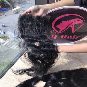 Extensions de cheveux humains vietnamiens vierges 100% cuticule saine alignée pour la trame frontale en dentelle Top ondulé naturel du meilleur fournisseur - Product Image 6