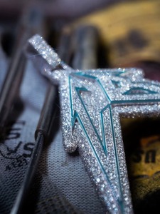 Custom 925 Silver Iced Out Moissanite Diamond Pendant Hip Hop Star Pendant Passes Diamond <b>Tester</b> Rapper Bling Pendant For Men's - Product Image 3