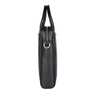 Housse pour ordinateur portable en cuir véritable de haute qualité, portable, grande capacité, pochette pour chargeur, comprend un chargeur, une souris et des accessoires - Product Image 2