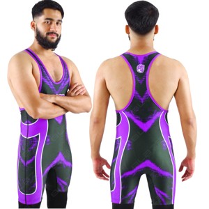 Custom Made 2025 New Custom Men's Wrestling Singlets All Sublimation Afghanistan International Singlets - Product Image 1