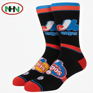 Venta al por mayor OEM diseñador jacquard tejido letra algodón lujo Atlético liso unisex logotipo personalizado deportes hombres calcetines de Bangladesh - Product Image 5