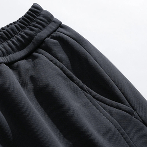 Wholesale 100% Cotton Canvas Mid Cargo Pants Baggy Loose High Quality Stacked Slim Fit Flare Sweat Pants <b>Men</b> Sport <b>Trousers</b> - Product Image 6