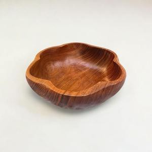 Tazón de servir de madera estilo acacia natural para ensalada de frutas, adecuado para restaurantes, hoteles y decoración de cocinas domésticas. - Product Image 2
