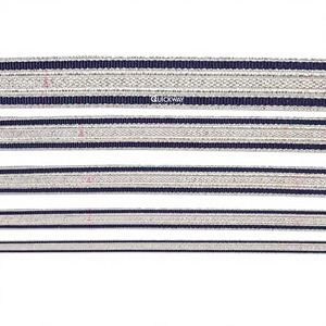 Tresse Cérémonielle Uniforme Faite à la Main en Fil Doré, Dentelle Tricotée avec Double Ligne Noire Personnalisée par QUICK WAY INDUSTRIES - Product Image 3