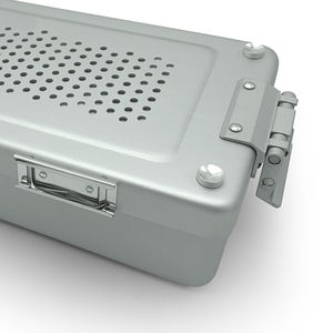 Caja de Esterilización Manual Reutilizable de Acero Inoxidable, Tamaño Personalizado, Plateada, para Cirugía General, Instrumentos Quirúrgicos de Alta Calidad - Product Image 6