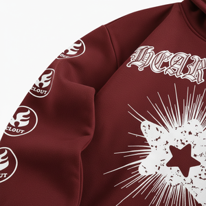 Mens Custom Tracksuit <b>Set</b> <b>2</b> <b>Piece</b> Washed Hoodie Midweight Windproof <b>Plus</b> <b>Size</b> Digital Printed Streetwear Outfit - Product Image 4