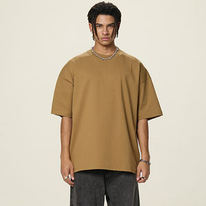 Camisetas Lisas Extra Grandes Estilo HSI ODM al por Mayor, Camisetas Casuales para Hombre Hechas en Pakistán, Secado Rápido, 100% Algodón - Product Image 1